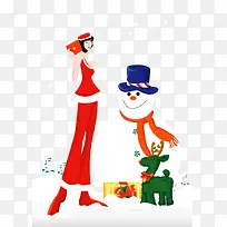 圣诞节雪人-空若网 圣诞节雪人-空若网