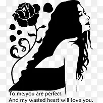 个性美女性感长发卷发玫瑰美女-空若网 个性美女性感长发卷发玫瑰美女-空若网