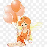 卡通女孩小精灵-空若网 卡通女孩小精灵-空若网