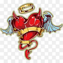 红色恶魔爱心-空若网 红色恶魔爱心-空若网