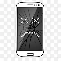 电池充电器电话三星星系J7智能手机-碎玻璃-空若网 电池充电器电话三星星系J7智能手机-碎玻璃-空若网