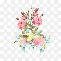 清新淡雅田园风手绘花朵装饰-空若网 清新淡雅田园风手绘花朵装饰-空若网