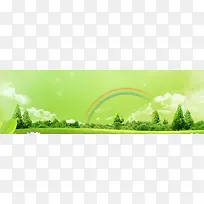 清新简约田园海报背景-空若网 清新简约田园海报背景-空若网