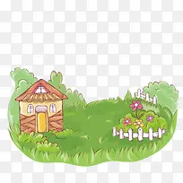 卡通田园小屋-空若网 卡通田园小屋-空若网