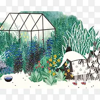 ��԰���廭-������