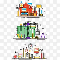 矢量扁平化设计素材-空若网 矢量扁平化设计素材-空若网
