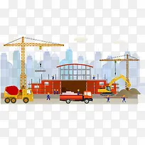 矢量城市建筑素材-空若网 矢量城市建筑素材-空若网