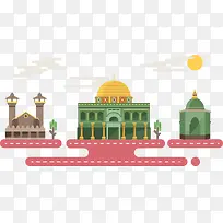 扁平化城市建筑-空若网 扁平化城市建筑-空若网