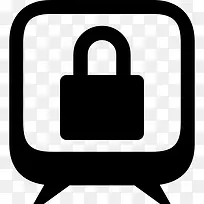 电视锁的标志图标-空若网 电视锁的标志图标-空若网