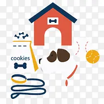 扁平化小狗和它的日常-空若网 扁平化小狗和它的日常-空若网