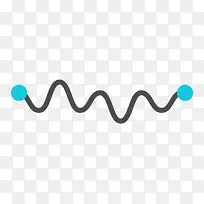 蓝点声波线矢量素材-空若网 蓝点声波线矢量素材-空若网
