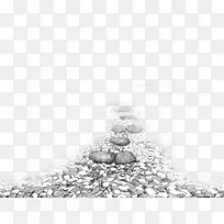 高清摄影黑白石子路-空若网 高清摄影黑白石子路-空若网