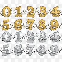0-9数字矢量图-空若网 0-9数字矢量图-空若网