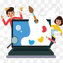 笔记本电脑艺术设计师-空若网 笔记本电脑艺术设计师-空若网