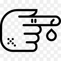 手指图标-空若网 手指图标-空若网