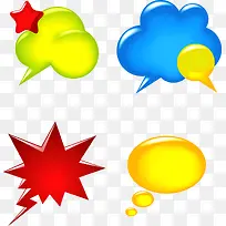 多彩气泡对话框-空若网 多彩气泡对话框-空若网