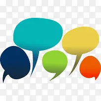 多彩气泡对话框-空若网 多彩气泡对话框-空若网