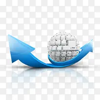 创意立体键盘地球素材-空若网 创意立体键盘地球素材-空若网