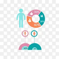 ppt百分比数据人物统计-空若网 ppt百分比数据人物统计-空若网
