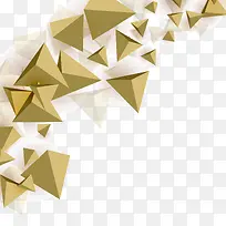 矢量卡通黄色三角形素材-空若网 矢量卡通黄色三角形素材-空若网