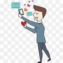 发短信的男人-空若网 发短信的男人-空若网