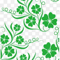 绿色花纹印染素材-空若网 绿色花纹印染素材-空若网