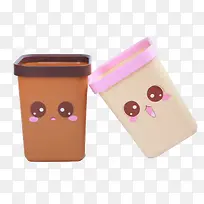 可爱垃圾桶-空若网 可爱垃圾桶-空若网