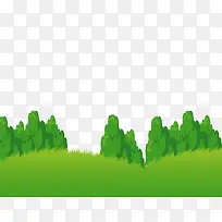 卡通树林草坪-空若网 卡通树林草坪-空若网