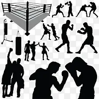 拳击剪影-空若网 拳击剪影-空若网