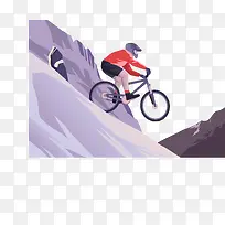 水彩自行车骑行-空若网 水彩自行车骑行-空若网