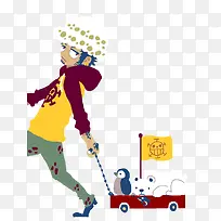 卡通时尚男孩-空若网 卡通时尚男孩-空若网