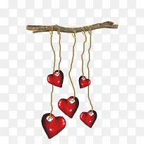 树枝绳子桃心-空若网 树枝绳子桃心-空若网