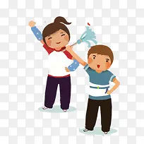 卡通儿童劳动人物-空若网 卡通儿童劳动人物-空若网