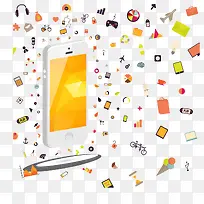 ��ɫ�����ֻ�APPͼƬ-������