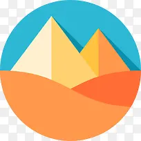金字塔图标-空若网 金字塔图标-空若网