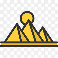 金字塔图标-空若网 金字塔图标-空若网