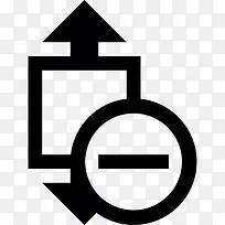 高度尺寸的删除按钮图标-空若网 高度尺寸的删除按钮图标-空若网