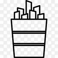 薯条盒图标-空若网 薯条盒图标-空若网