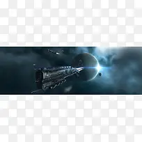 科技背景banner设计-空若网 科技背景banner设计-空若网