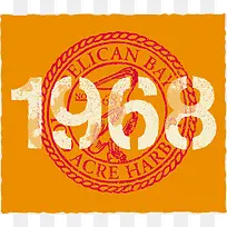 欧式橙色复古标签-空若网 欧式橙色复古标签-空若网