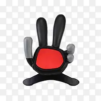 手指造型车载手机支架-空若网 手指造型车载手机支架-空若网