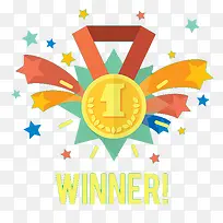 扁平化奖牌-空若网 扁平化奖牌-空若网