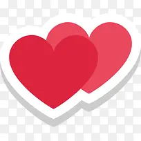 情人节红色爱心装饰-空若网 情人节红色爱心装饰-空若网