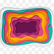 创意多彩立体剪纸-空若网 创意多彩立体剪纸-空若网