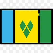 圣文森特和格林纳丁斯图标-空若网 圣文森特和格林纳丁斯图标-空若网
