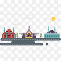 扁平化城市建筑-空若网 扁平化城市建筑-空若网