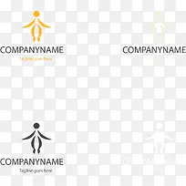 矢量多彩人形图案-空若网 矢量多彩人形图案-空若网