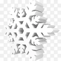 白色的雪花立体感-空若网 白色的雪花立体感-空若网