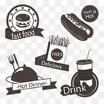 矢量食物LOGO-空若网 矢量食物LOGO-空若网