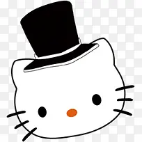 可爱手绘黑色Kitty猫-空若网 可爱手绘黑色Kitty猫-空若网